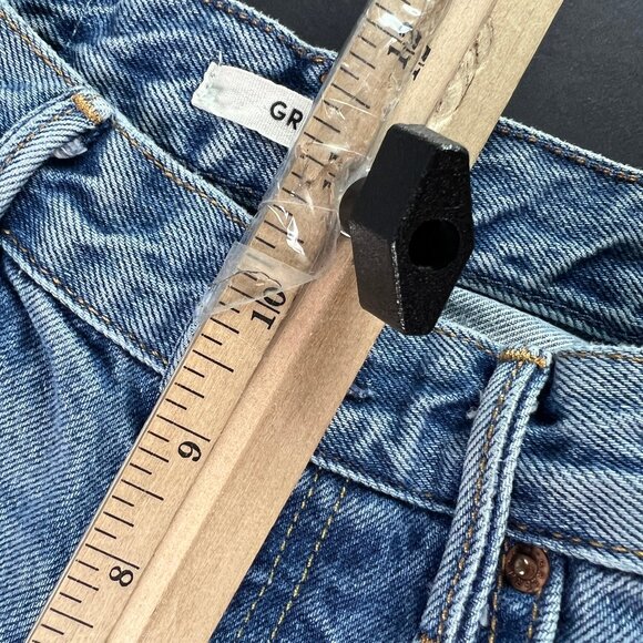 GRLFRND Jeans Women's 26x28* Karolina High Rise Skinny Light Blue Denim Tag 26 - Picture 15 of 16